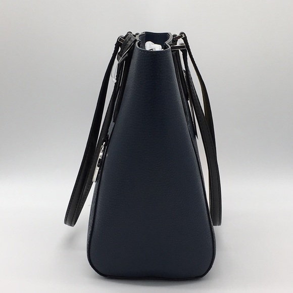 MICHAEL KORS KIMBERLY SM BONDED TOTE NAVY MULTI - Picture 8 of 14